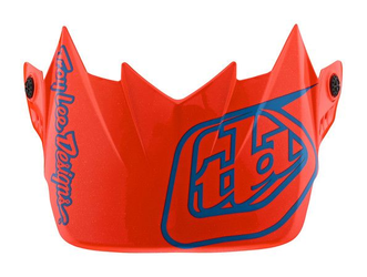 Troy Lee Designs GP Helmvisier, Silhouette, orange/cyan SALE - Produktbild - 1