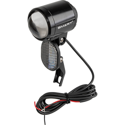 E-BIKE-SCHEINWERFER ELITE 100, MIT K~, SMART, LED, SCHWARZ, DC 6-15V, MESSINGSCHLAGER, 461652 - Produktbild - 1