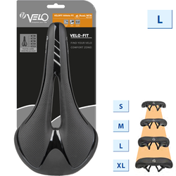 VELO-FIT Athlete FC Sattel schwarz Größe L 152x276 mm - Produktbild - 1 VELO-FIT Athlete FC Sattel schwarz Größe L 152x276 mm - Produktbild - 1
