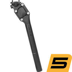 FEDERSATTELSTÜTZE PM 705N ALU, Ø = 30,9 L = 350MM, SCHWARZ SAND, HUMPERT, 59460001 - Produktbild - 1