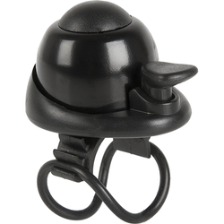 Messingschlager Mini Bella Dome Fahrradklingel Schwarz kompakt hochwertig 420063 - Produktbild - 1