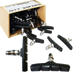 Bremsschuh Fibrax, V-Brake , Symm, Schwarz, 70Mm, 25 Paar In Box, Fasi, 806100006 - Produktbild - 1 Bremsschuh Fibrax, V-Brake , Symm, Schwarz, 70Mm, 25 Paar In Box, Fasi, 806100006 - Produktbild - 1