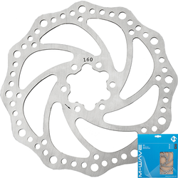 Bremsscheibe Bd-160, M-Wave, 160Mm, Messingschlager, 360634 - Produktbild - 1