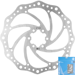 Bremsscheibe Bd-180, M-Wave, 180Mm, Messingschlager, 360633 - Produktbild - 1