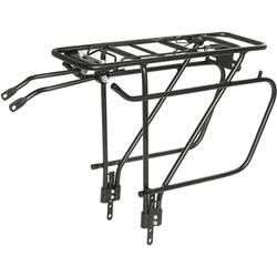 GEPÄCKTRÄGER TRAVELLER HIGH, SCHWARZ, ALUMINIUM, VERSTELLBAR 24-29", MESSINGSCHLAGER, 440120 - Produktbild - 1