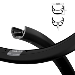 Felge Andra 321 21-622 Disc, Schwarz, 32 Loch, Vl=6,5, Ryde, 600176 - Produktbild - 1