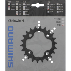 SHIMANO Kettenblatt DEORE FC-M590, FC-M591 22 Zähne - Produktbild - 1