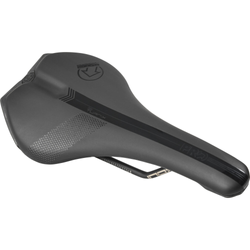 PRO Fahrradsattel Turnix Performance 132 mm Schwarz Edelstahl Gestell - Produktbild - 1
