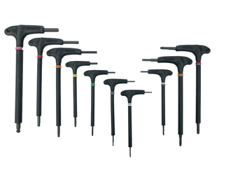 Pedro´s Pro T/L Handle T-Griff Inbus<br>- u. Torx Schlüsselsatz II, 10-teilig - Produktbild - 1