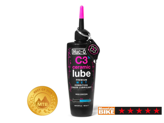Muc-Off C3 Wet Ceramic Kettenöl 120 ml Pink - Produktbild - 1