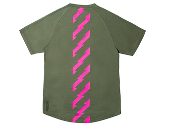 Muc-Off Short Sleeve Riders Jersey Green/Pink Größe S - Produktbild - 2