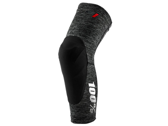 100% Teratec Knee Guard, Grey Heather / Black, S - Produktbild - 2