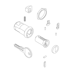 Schloss f. JR 80 – Ersatzteil - Produktbild - 1