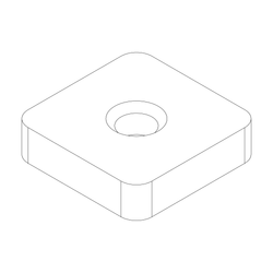 Befestigungsmutter f. 511-1 - Produktbild - 1
