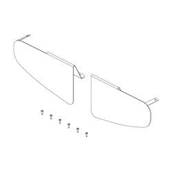 Hitzeschild G6 2Stk – Ersatzteil - Produktbild - 1