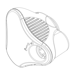Acu Tight Knebel ohne Schloss – Ersatzteil - Produktbild - 1