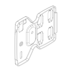 Rear Mounting Plate – Ersatzteil - Produktbild - 1