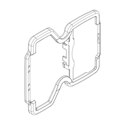 Rear Mounting Plate Gasket – Ersatzteil - Produktbild - 1