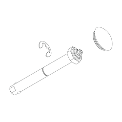 Steckachse 40 mm CSTR/CDNC 14- - Produktbild - 1