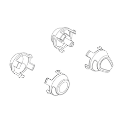 Scharnierkappen 17-X - Produktbild - 1