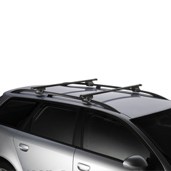 Thule SquareBar 163 Schwarz – Dachträger - Produktbild - 2