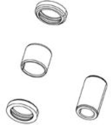 RearShock Mounting Hardware RockShox 3-piece 1/2"10x50.0,Offset,Carb,Standard - Produktbild - 1