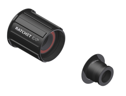 216-00-15701-7613052361130-1-21260572-21260572.png Freilauf/Rotor Umrüstkit Shimano für Ratchet EXP, DT SWISS
Shimano ROAD Kassettenaufnahme, Material: Aluminium, Ausführung: Light mit Standard-Lagern, mit Endkappe
Größe: 12 x 142 mm, Farbe: Schwarz, VE: 1 Kit - Produktbild - 1