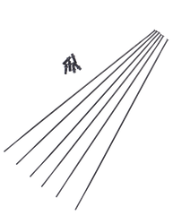 DT Swiss Speichenkit für XMC 1200 Spline 27,5 Zoll, 6 Aerolite Speichen 276 mm mit Squorx-Nippeln - Produktbild - 1