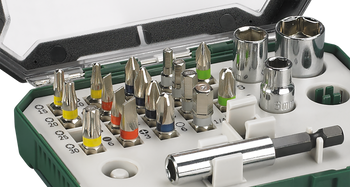 Mini Schrauberbit-und Ratschen-Set BOSCH 26-tlg. 19 Bits - Produktbild - 2