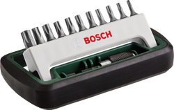 236-90-02010-6949509219893-1-21260992-21260992.png DIY 12tlg. Kompakt Bitset BOSCH 11x Vielzahnschlüssel, 1 Magnethalter - Produktbild - 1
