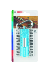 21tlg. Snap Hook BOSCH light blue Kleinsortiment Schrauben Bit Set - Produktbild - 2