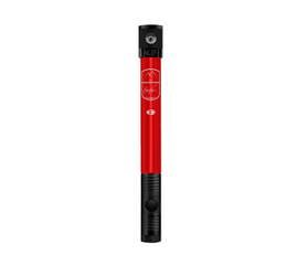 Crankbrothers Klic Hv Handpumpe, Analoges Manometer, Inkl. Rahmenhalter, Greg Minnaar Leogang Edition, Red/Black - Produktbild - 1