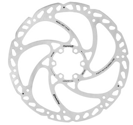 Bremsscheibe Catalyst One 6-Loch, SwissStop
Diese Größe ist E-Bike Sensor Magnet kompatibel!
Größe: 180 mm, Farbe: Silber, Gewicht: 152 g, VE: 1 Stk. - Produktbild - 1