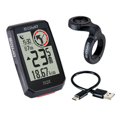Fahrradcomputer Sigma Rox 2.0 schwarz Top Mount Set ( inkl Butler) - Produktbild - 1