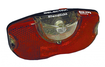 Busch & Müller Dynamo-Rücklicht Selectra Plus 80 mm Standlicht schwarz - Produktbild - 1 Busch & Müller Dynamo-Rücklicht Selectra Plus 80 mm Standlicht schwarz - Produktbild - 1