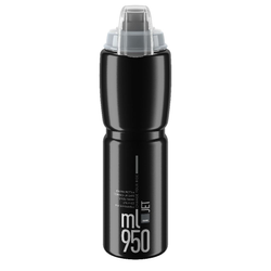 ELITE Trinkflasche JET PLUS schwarz graues Logo 950 ml - Produktbild - 1