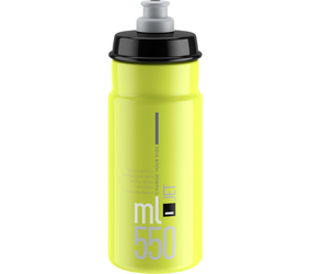 ELITE Trinkflasche JET gelb schwarzes Logo 550ml - Produktbild - 1