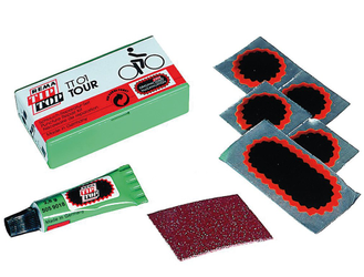 Rema Tip Top TT01 Flickzeug für Fahrradschläuche mit 5 Flicken und Vulkanisierlösung - Produktbild - 1 Rema Tip Top TT01 Flickzeug für Fahrradschläuche mit 5 Flicken und Vulkanisierlösung - Produktbild - 1