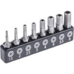 PRO Ersatzbitset Drehmomentschlüssel 3/4/5/6,T25, SL4 - Produktbild - 1