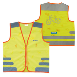 Sicherheitsweste Wowow Nutty Jacket für Kinder gelb mit Refl.-Streifen Gr.XS - Produktbild - 1