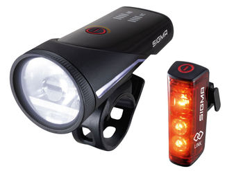 Sigma Sport Akku-Beleuchtungsset AURA 100 USB + BLAZE LINK - Produktbild - 1