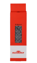 Kette SunRace 8-Fach 1/2" x 3/32", 116 Glieder, grau - Produktbild - 2