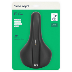 Sattel Selle Royal Explora schwarz, Unisex, 274x152mm, ca. 379g - Produktbild - 1