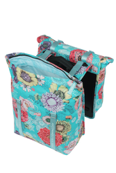Doppelpacktasche Basil Bloom Field MIK sky blue, 30x15x33cm, 28-35ltr - Produktbild - 2