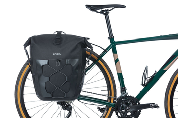 Einzelpacktasche Basil Navigator L schwarz, 32x15x37cm, 25-31ltr - Produktbild - 2