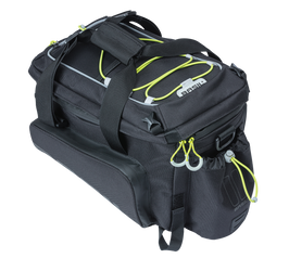 Gepäckträgertasche Basil Miles XL Pro schwarz lime, 31x23x20cm, 9-36ltr - Produktbild - 1