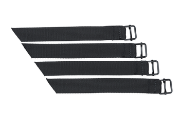Befestigugsriemen Basil Bridge System schwarz, für Doppelpacktaschen, 4 Stück - Produktbild - 1