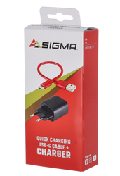 Sigma Sport Beleuchtungs Zubehör Ladegerät mit USB-C Kabel - Produktbild - 2