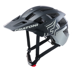 Fahrradhelm Cratoni AllSet Pro (MTB) schwarz/grau matt, Gr. S/M (54-58cm) - Produktbild - 1