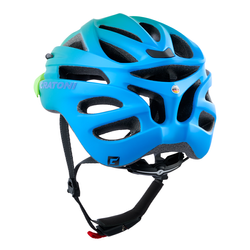Fahrradhelm Cratoni Pacer Jr. grün/blau matt, Gr. XS/S (50-55cm) - Produktbild - 2